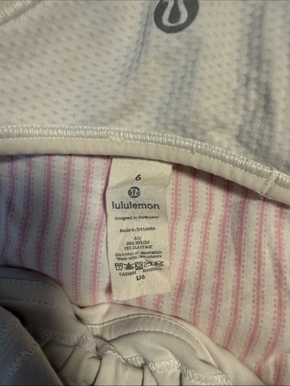 lululemon athletica Cream High-Neck Crop Tank - Picture 3 of 5